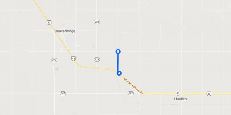 UPDATE: Range Road 95 reopens north of Highway 43