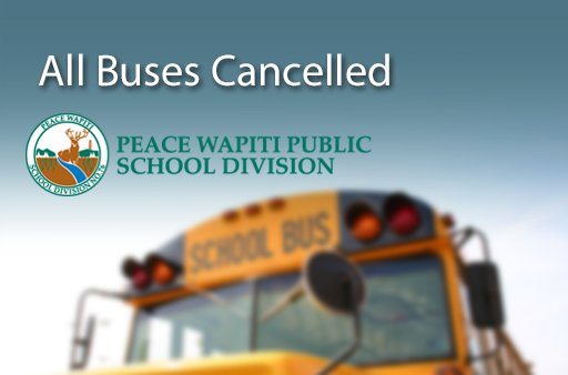 All school buses cancelled around Grande Prairie