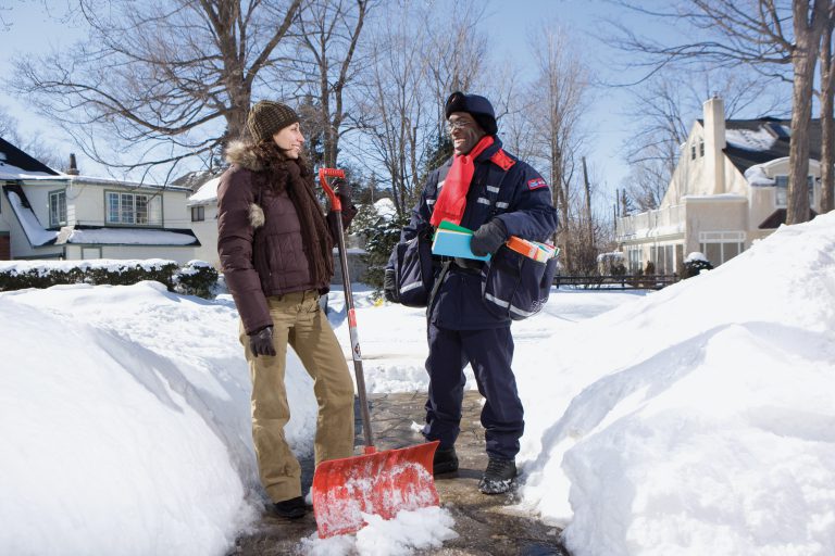 Canada Post reminding people to clear a path after slip, fall incidents
