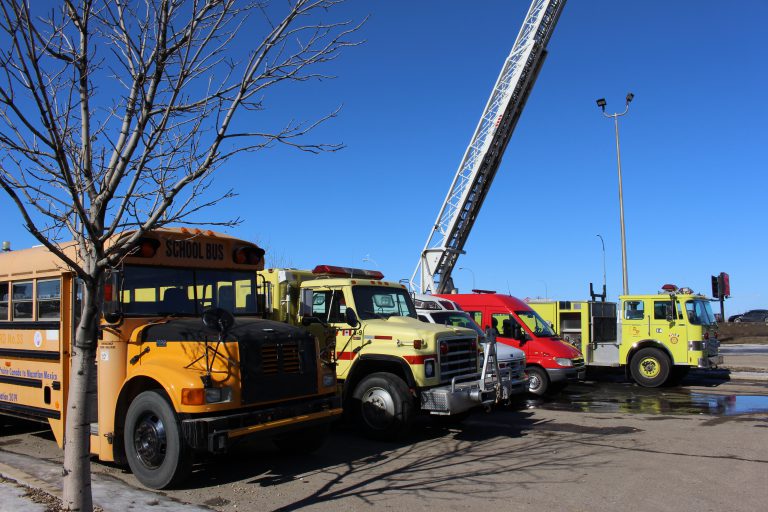 Donated vehicles, equipment heading to Mexico