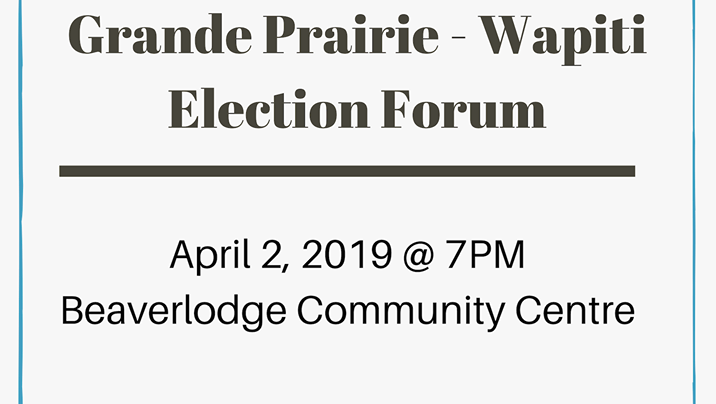 Beaverlodge Chamber to hold Grande Prairie-Wapiti candidates forum