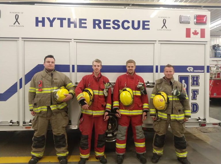 Hythe Firefighters heading to Calgary for Bow Tower climb