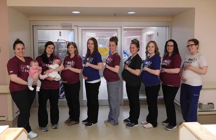 Baby fever hits QEII Hospital nursing staff