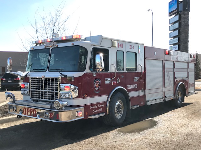 No injuries reported following trailer fire in Grande Prairie