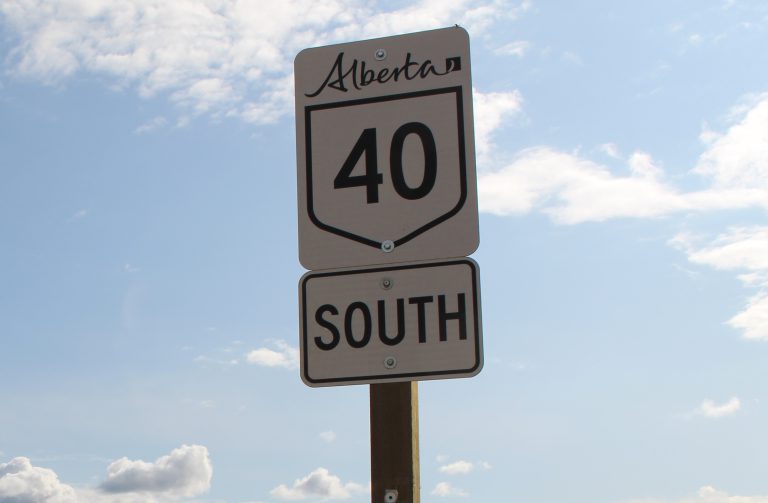 UPDATE: Mounties reminding drivers to slow down through Highway 40 construction zone