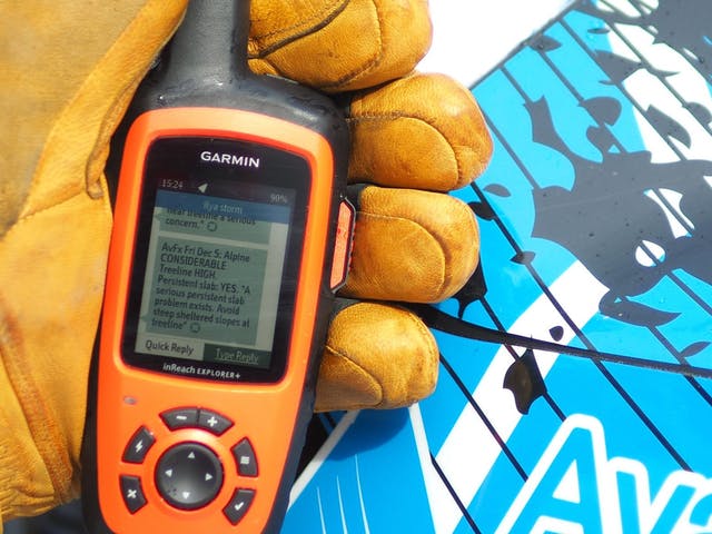 Kakwa avalanche forecast now available on Garmin inReach devices