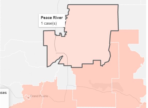 Valleyview, Peace River report first confirmed cases of COVID-19