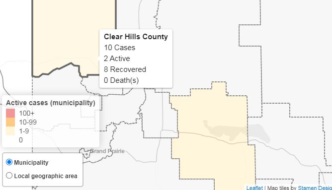 Eight Clear Hills County COVID-19 cases recover