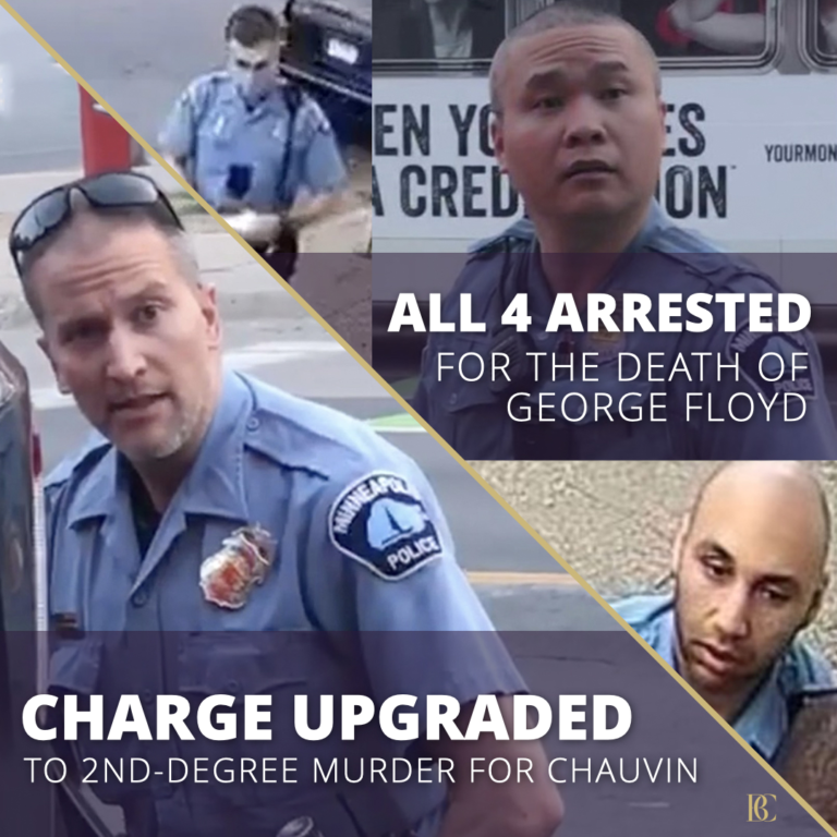 All former police officers now charged in death of George Floyd; elevated charges for Chauvin