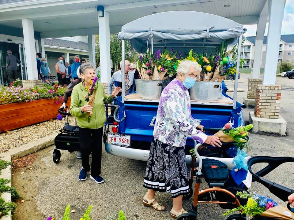 Mobile florist truck image