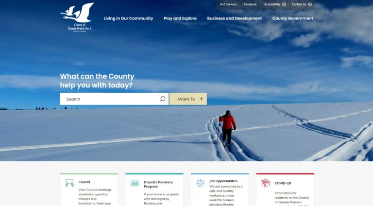 County of Grande Prairie launches new website