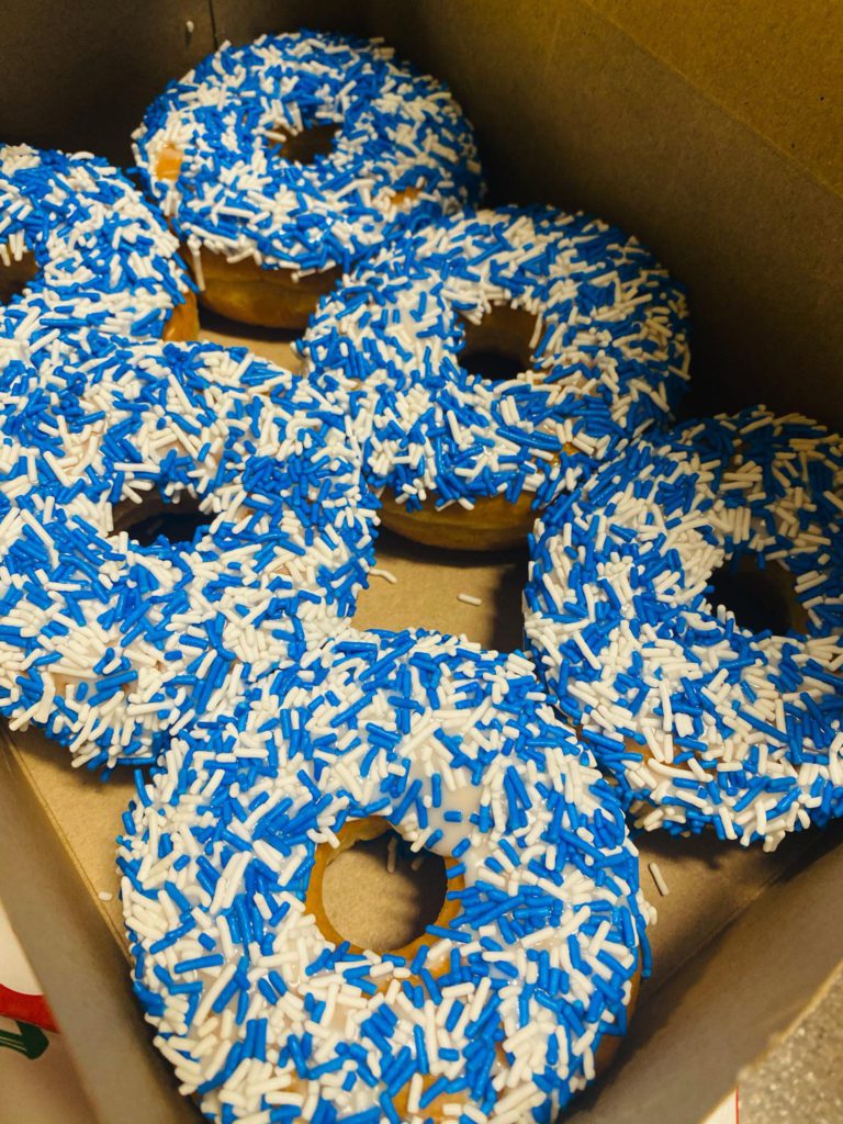Peace River, Valleyview Tim Hortons selling donuts for Mighty Max