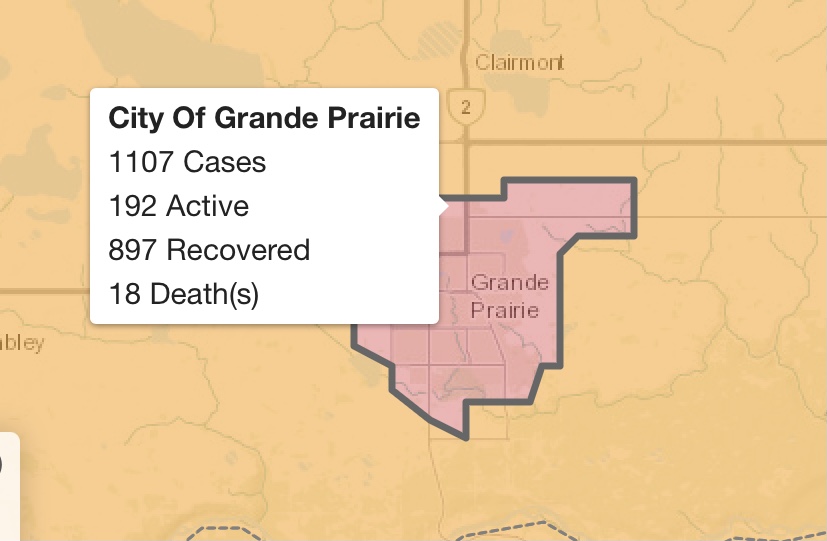 Three COVID19 deaths reported in Grande Prairie My Grande Prairie Now