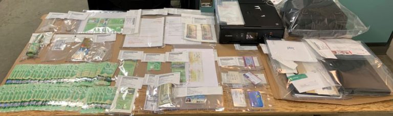 Grande Prairie RCMP seize counterfeit cash, IDs, stolen documents