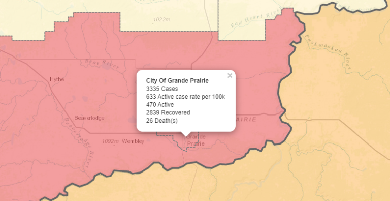 24 new COVID-19 cases reported in Grande Prairie