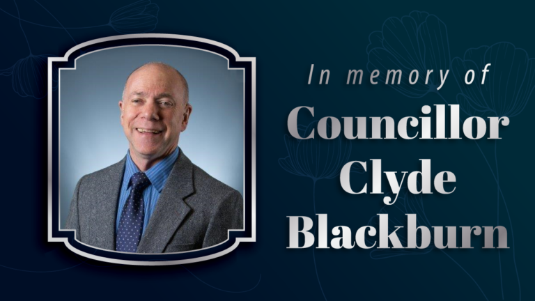 Councillor Clyde Blackburn passes away