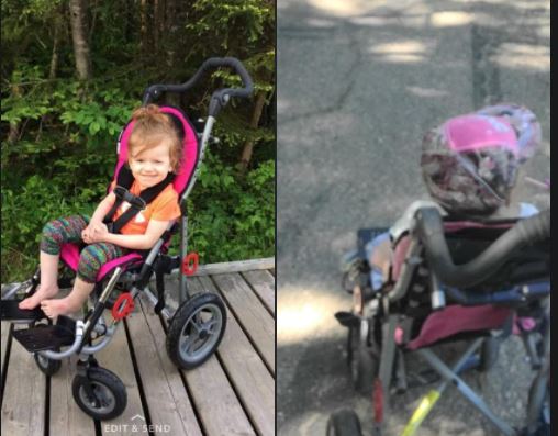 Grande Prairie mother pleads for return of special needs stroller