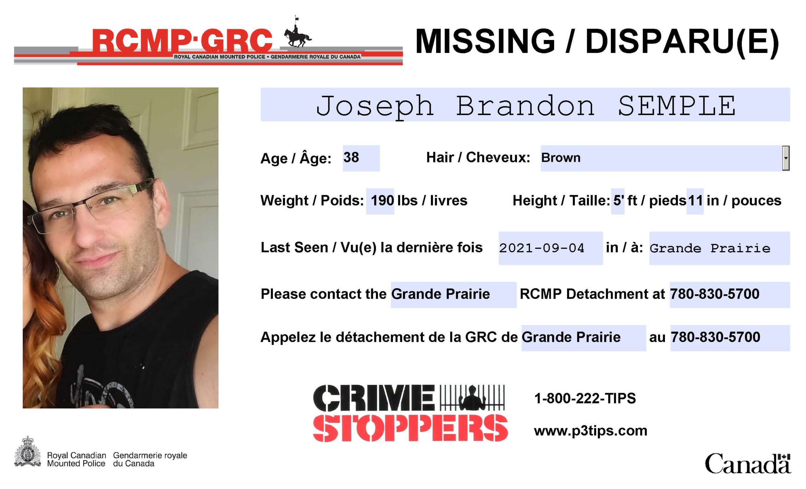 UPDATE: Missing man found dead - My Grande Prairie Now