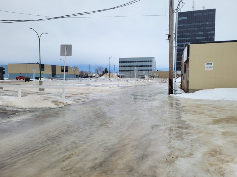 City snow crews prepare for first springtime melt of the season