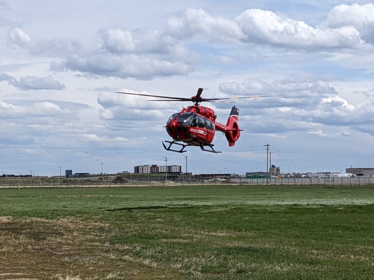 Pilot hospitalized after helicopter crash near Grande Cache