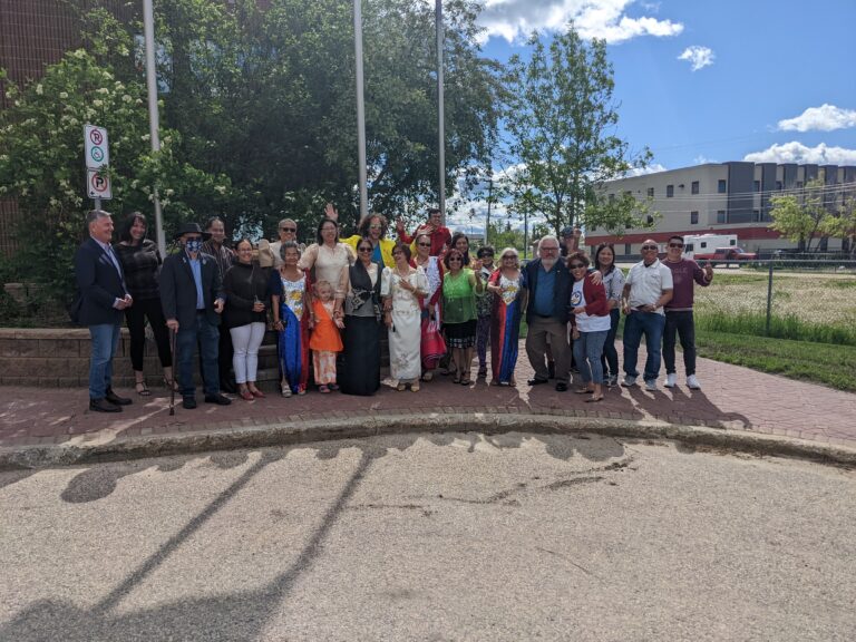 Philippines flag raising at Grande Prairie city hall celebrates culture, independence