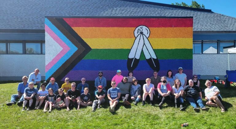 Grande Prairie RCMP investigates after Pride flags stolen, mural defaced