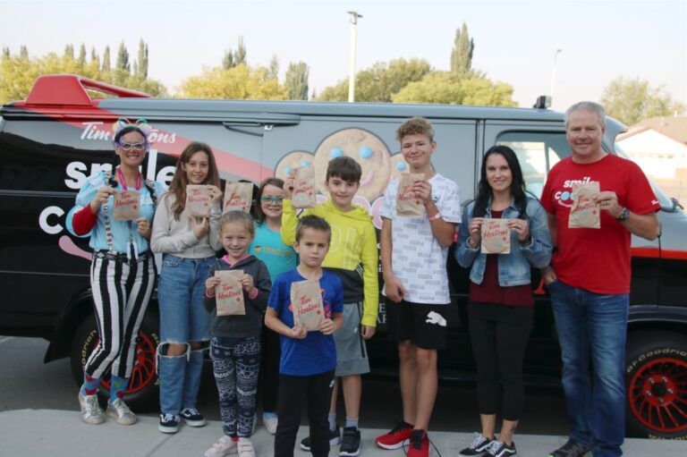 20,000 Smile Cookies being delivered to Grande Prairie area schools