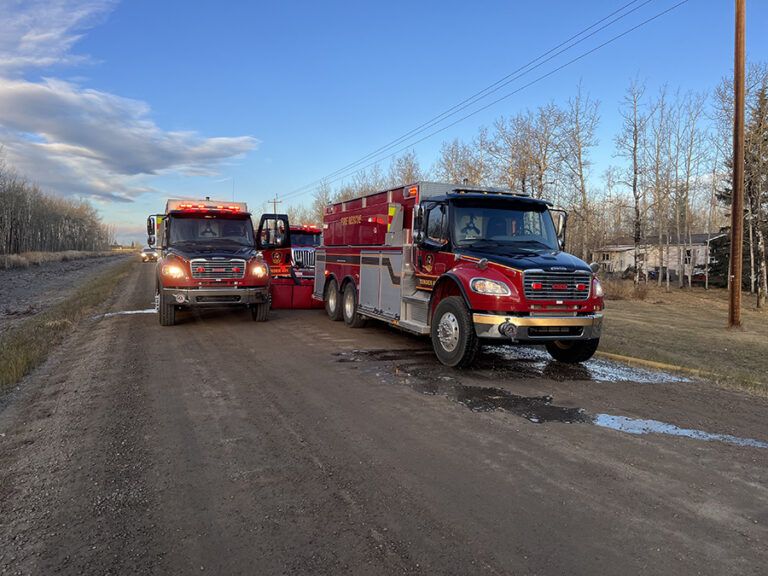 No injuries reported following mobile home fire in Hinton Trail area