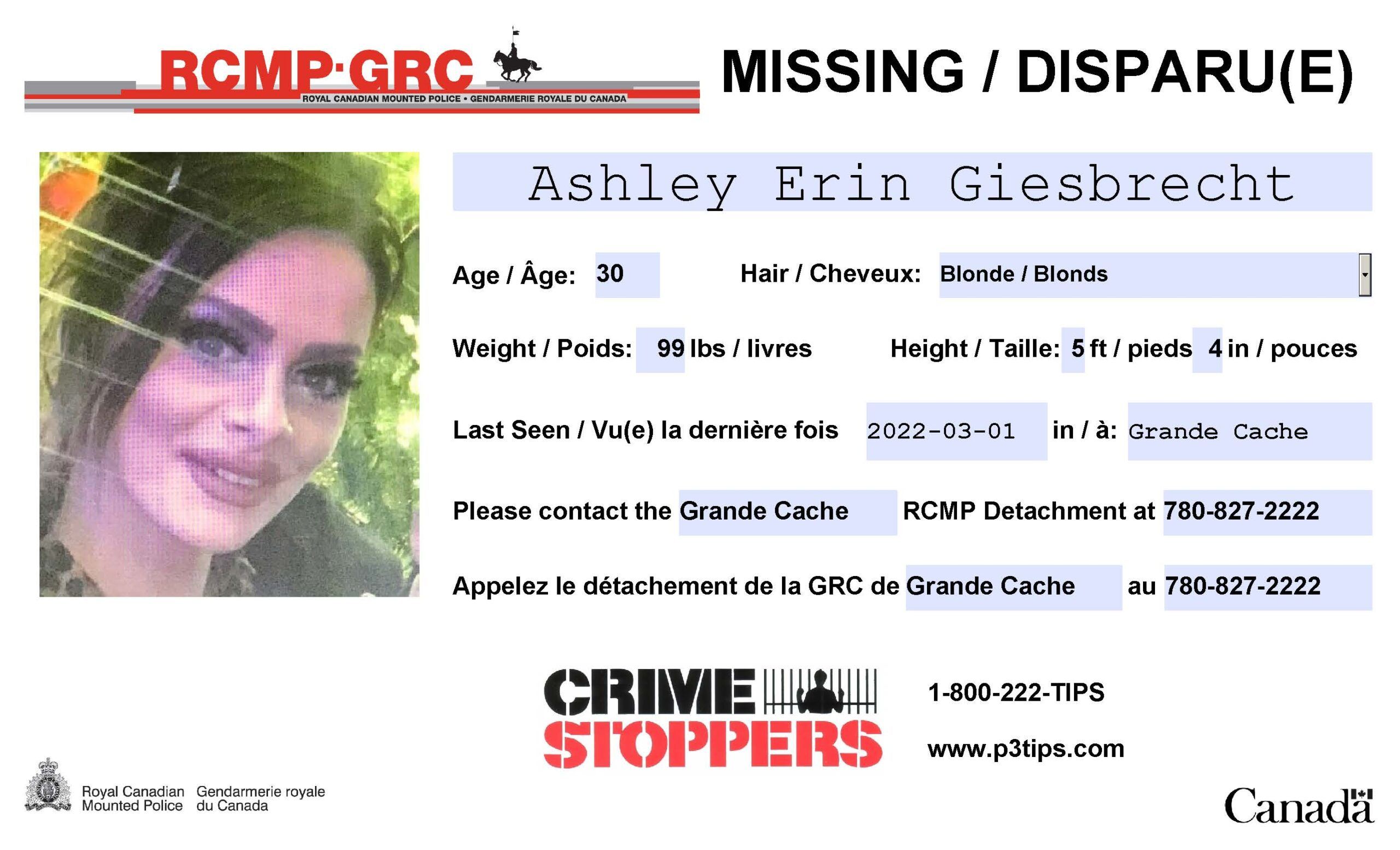 Update Missing Woman Found Safe My Grande Prairie Now 