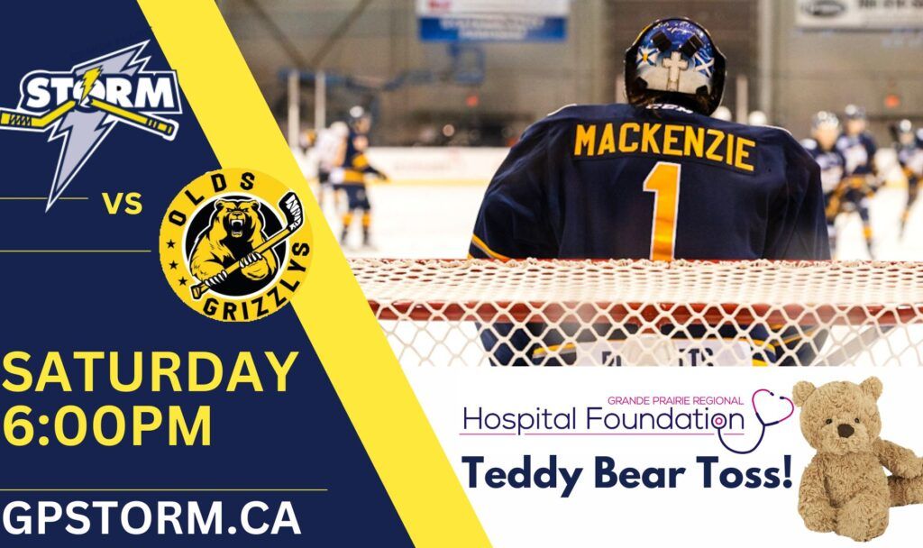 Grande Prairie Storm gear up for annual Teddy Bear toss My Grande