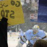 "Lift The Mask" night at the Grande Prairie Storm game on February 25th, 2023 (Kassandra Patterson, mygrandeprairienow.com staff)