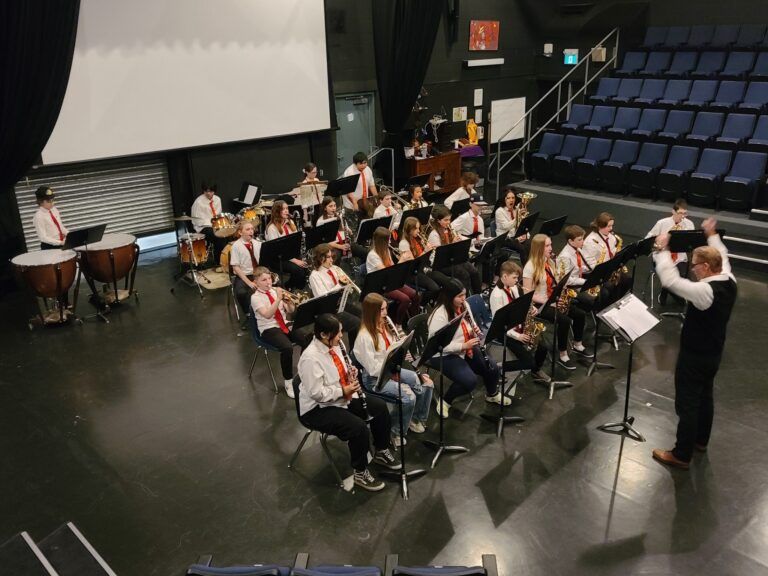 Glenmary High School band students successful at North Peace Music Festival Grand Concert