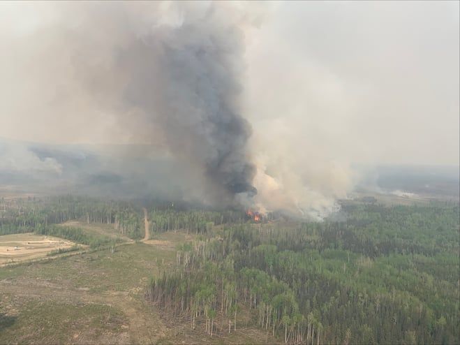Grovedale area wildfire crosses Bald Mountain Tower Road