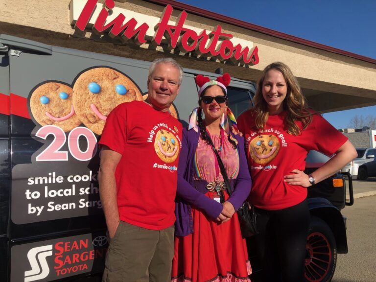 Order up! 21,000 smile cookies out for delivery in Grande Prairie