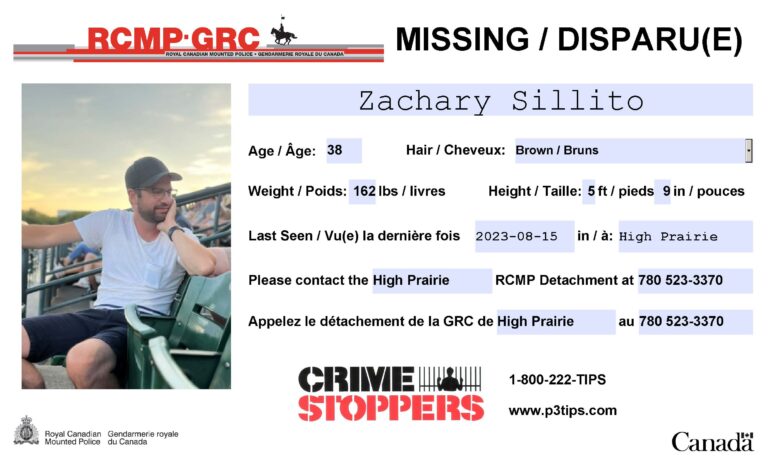 Missing man may be on way from Edmonton to High Prairie