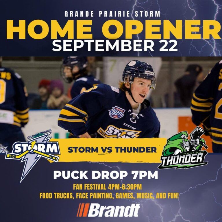 Grande Prairie Storm home opener Friday