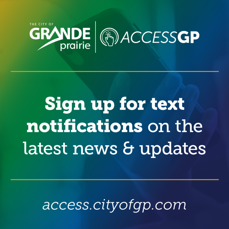 City of Grande Prairie launches text service