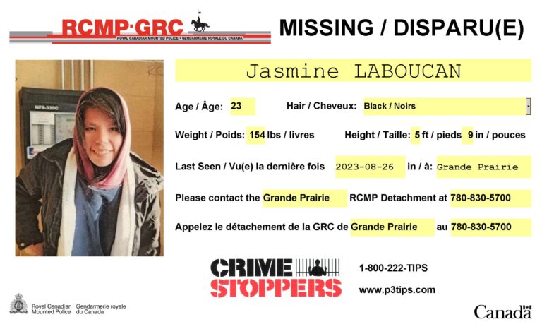 Missing Grande Prairie woman possibly heading to BC: RCMP