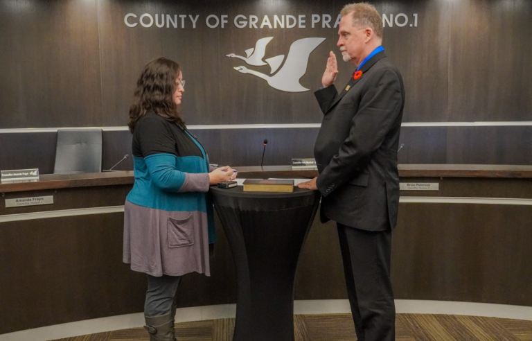 Marshall acclaimed, Peterson elected new Deputy Reeve elected in County of Grande Prairie