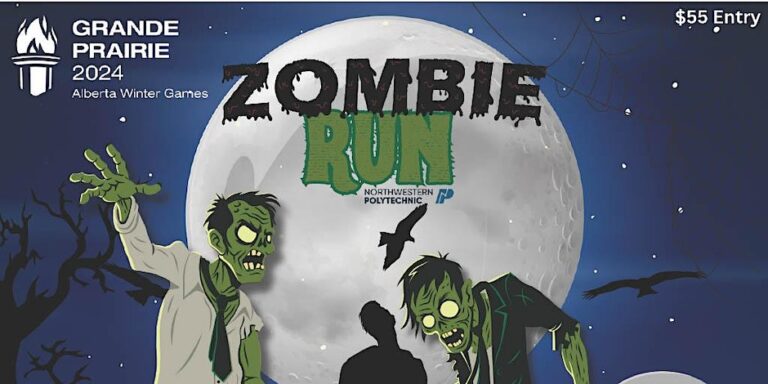 Zombie run supports 2024 Alberta Winter Games