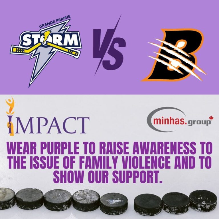 Storm fans invited to Paint the Stands Purple in support of Family Violence Prevention Month