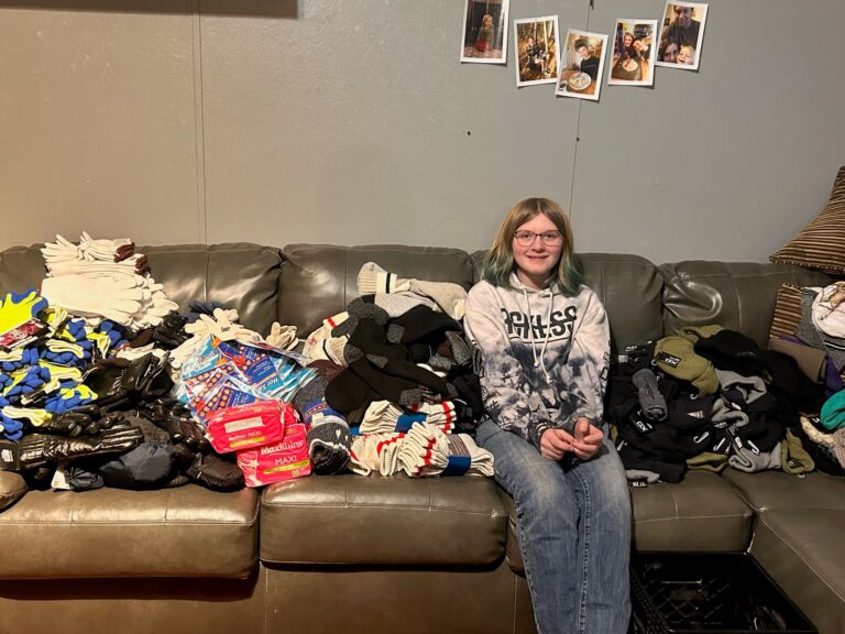 Local Grade 8 student donates more than 100 winter weather packages to homeless