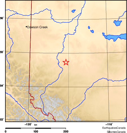 Earthquake reported near Grande Prairie