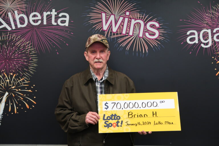 Beaverlodge man wins $70 Million Lotto Max Jackpot