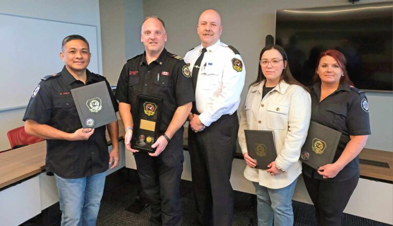 Grande Prairie says thanks to Lloydminster fire crews