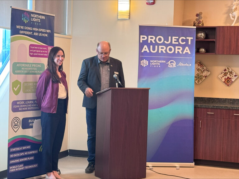 Fibre optic connection comes to Saddle Hills County