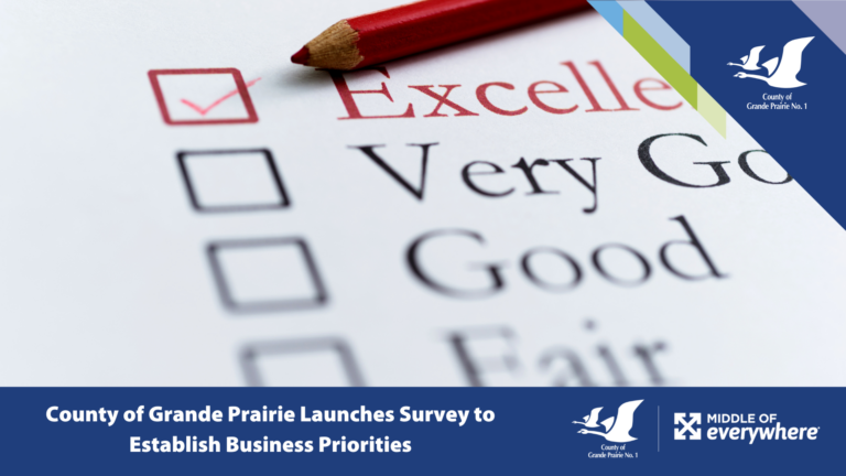County of Grande Prairie conducting Business Retention and Expansion survey