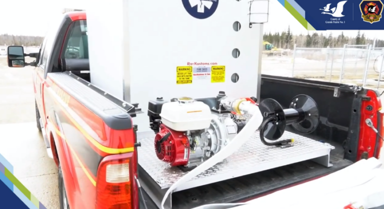 County of GP Fire Service receives three new fire skids ahead of anticipated wildfire season