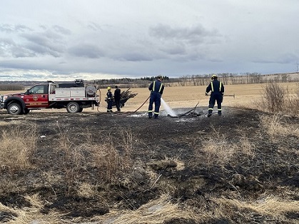 County urging caution after crews respond to 14 brush fire calls over nine day span