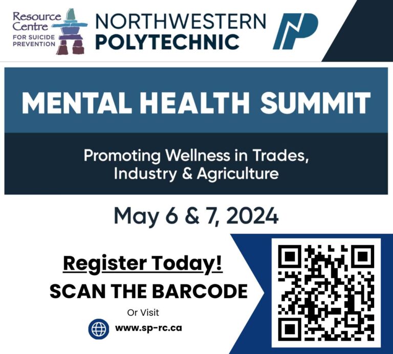 Resource Centre for Suicide Prevention and NWP to host Mental Health Summit